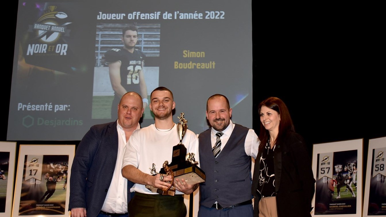 Simon Boudreault a été nommé Joueur offensif de l'année