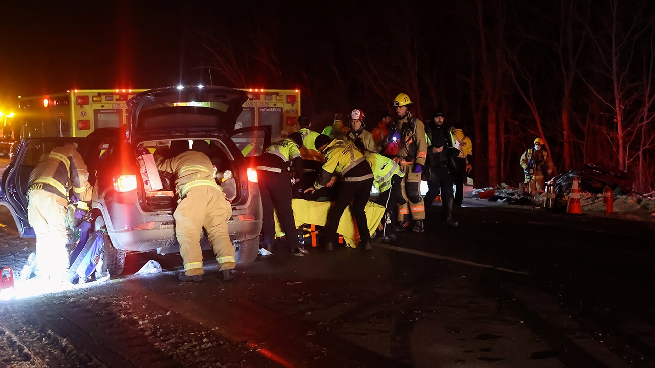 Violente sortie de route à Vaudreuil-Dorion