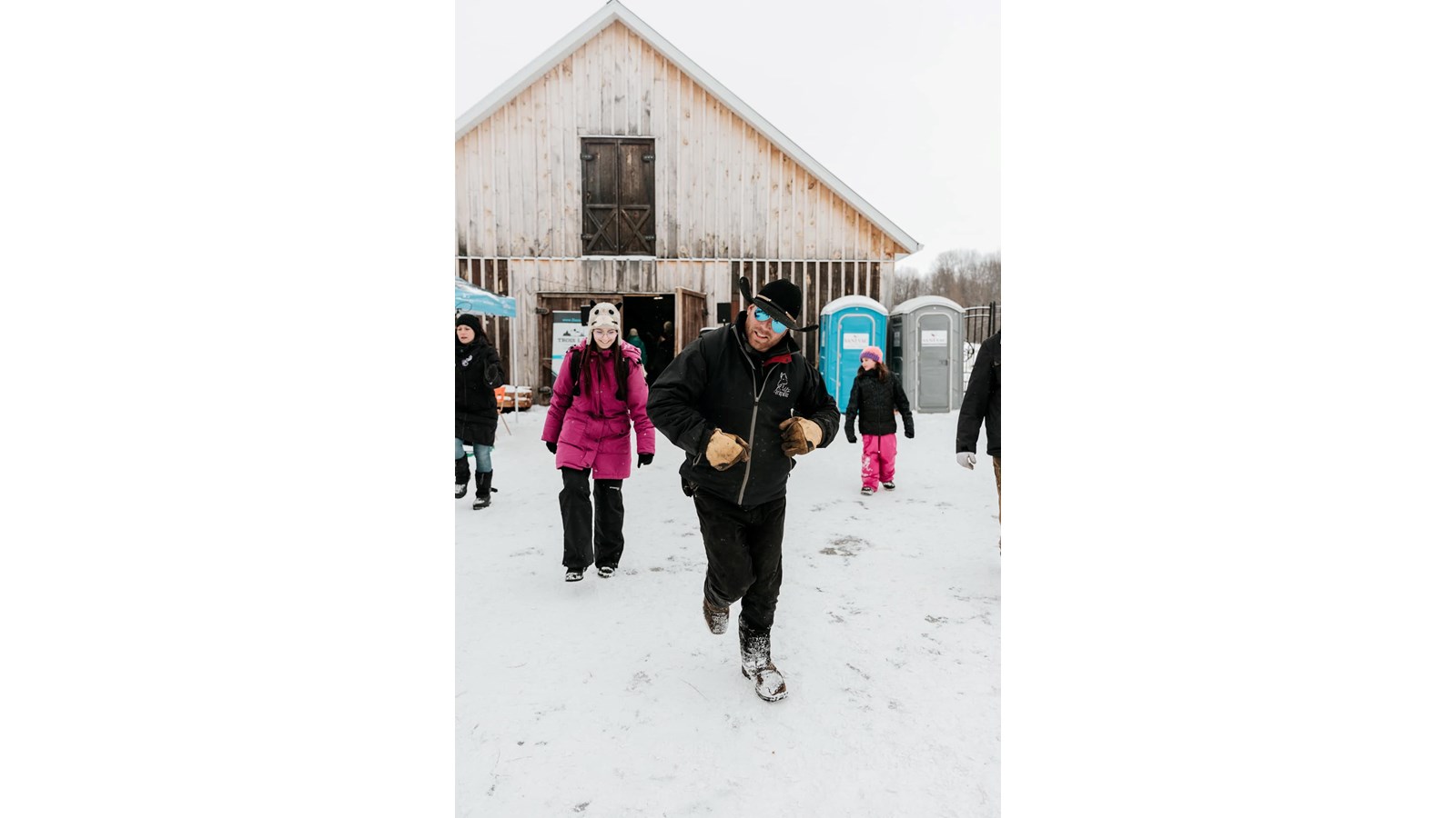Le Carnaval hivernal de La Belle et ses Bêtes attire plusieurs centaines de familles