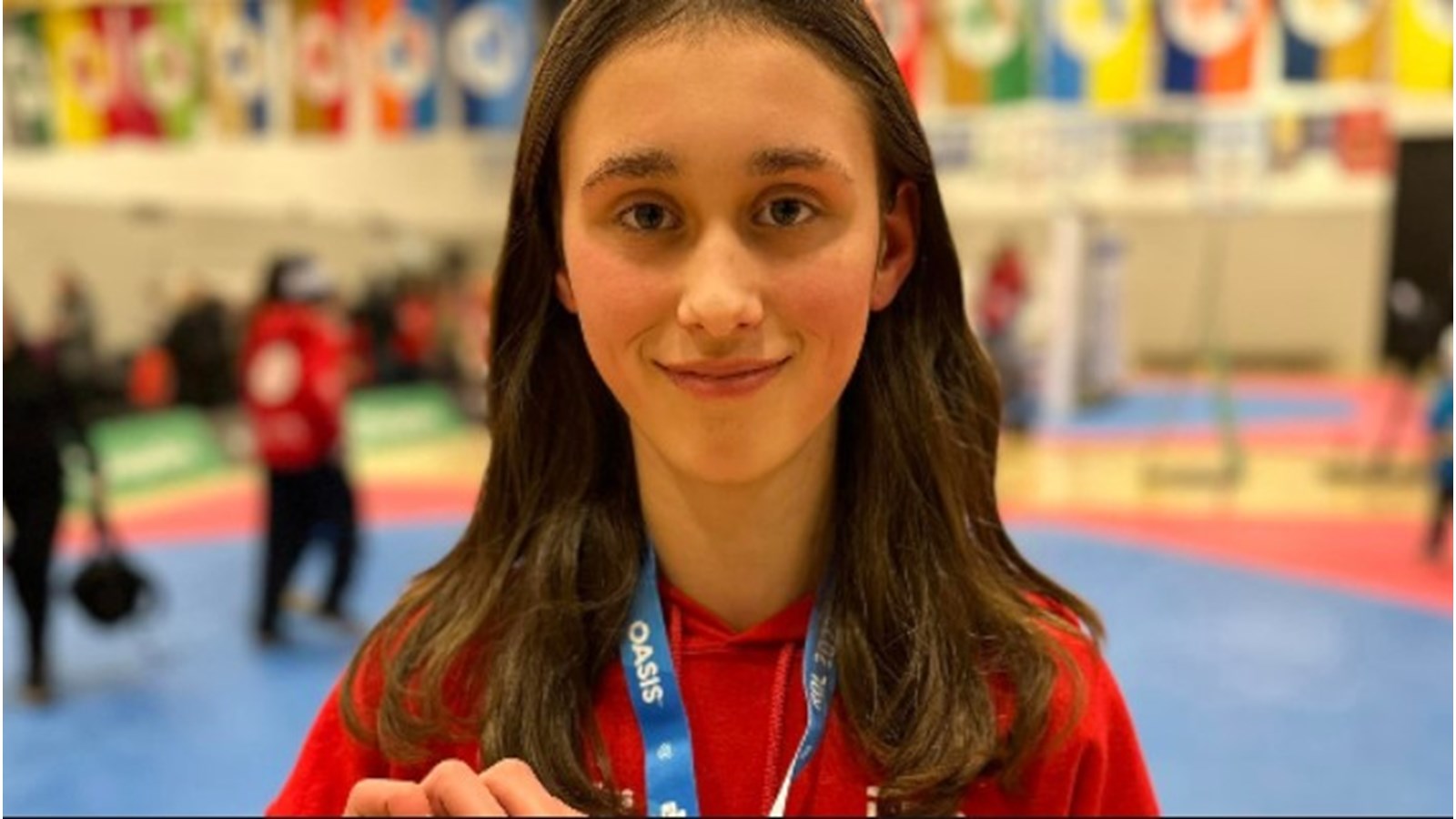 Hannah Hutton Saint-Lazare a remporté une médaille de bronze en taekwondo