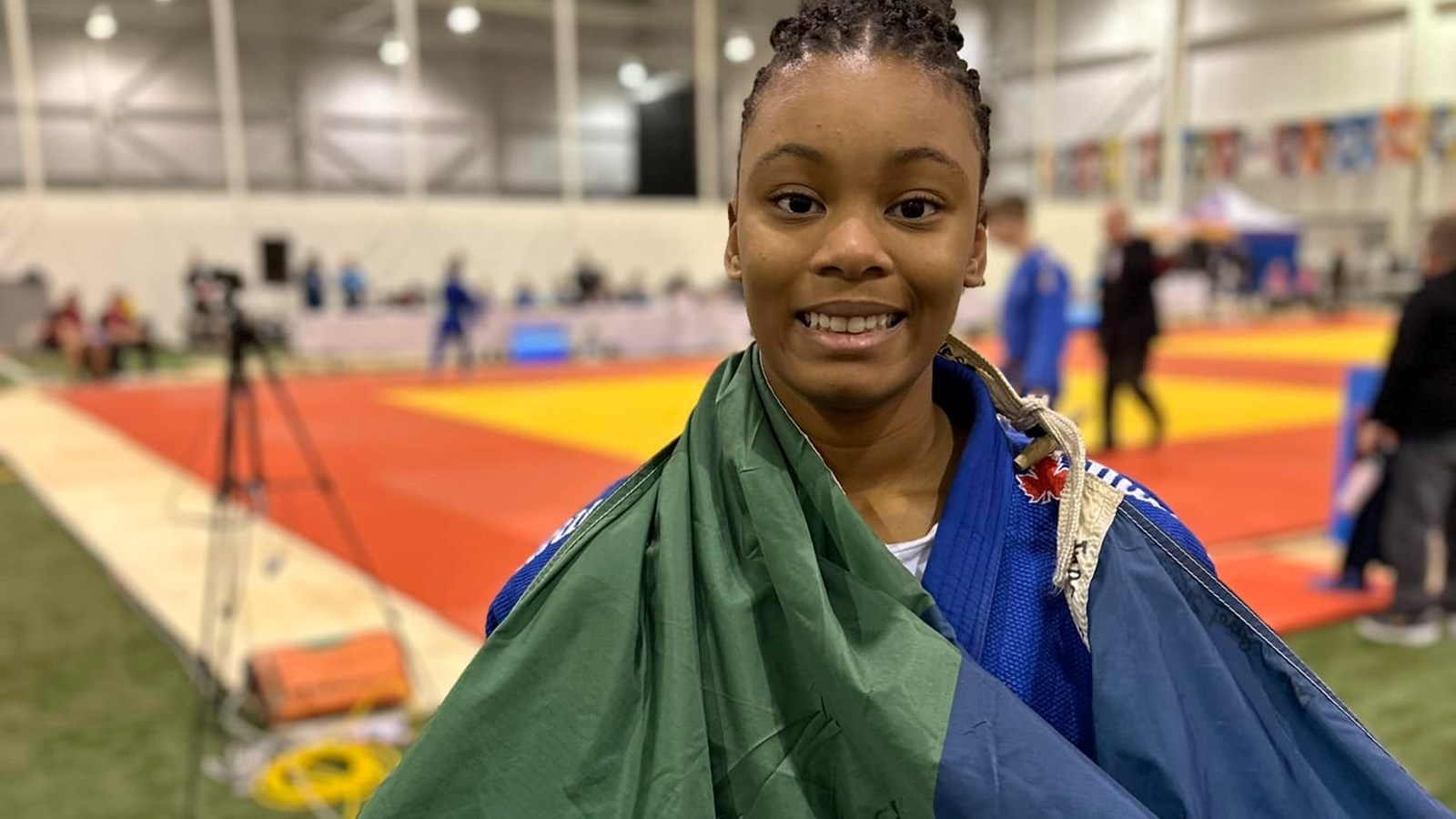 Kaylee Lewis de Pincourt a mis la main sur une médaille de bronze lors des compétitions de judo