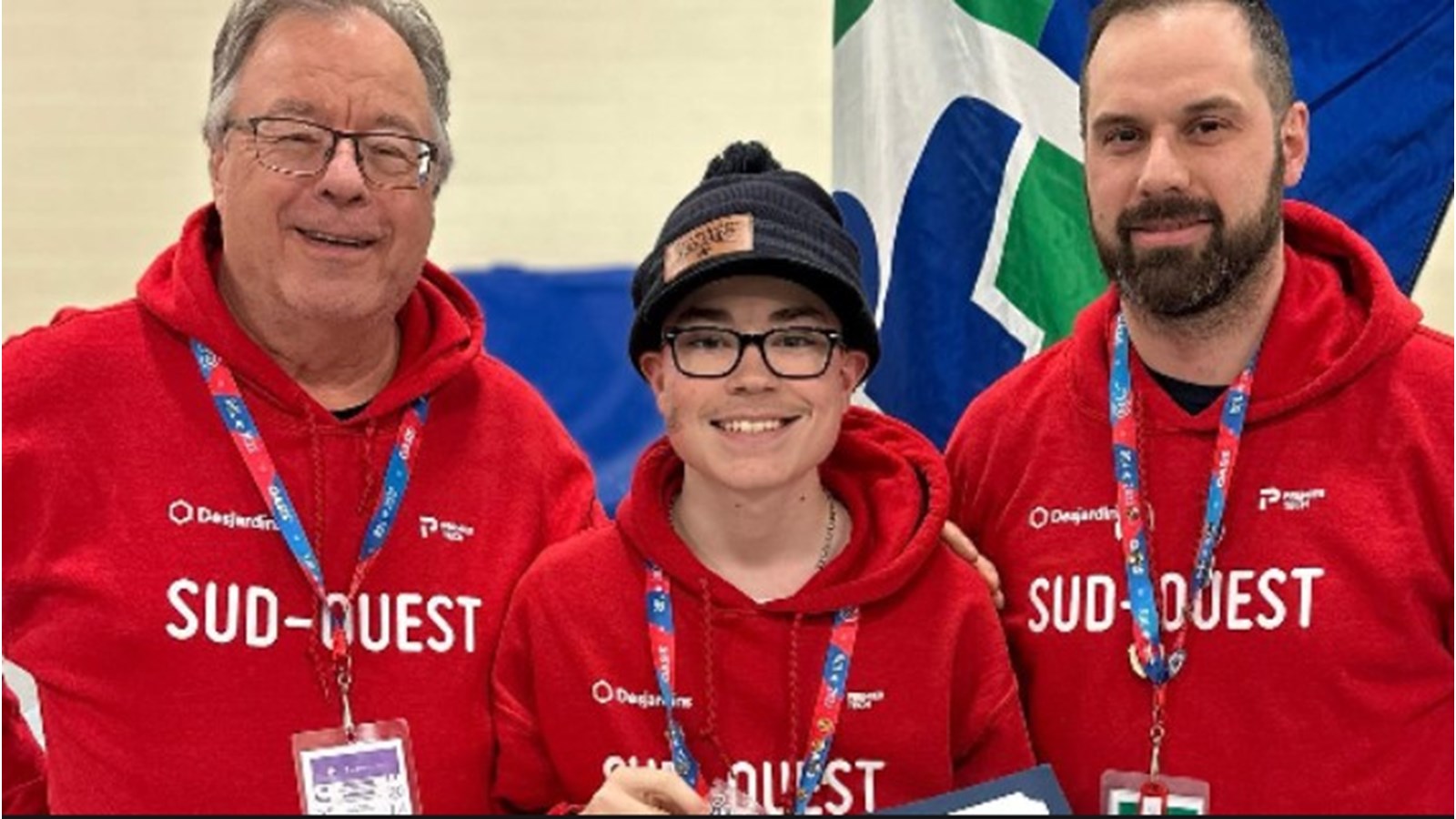 Ashton Legault de Hudson a vu son esprit sportif être récompensé
