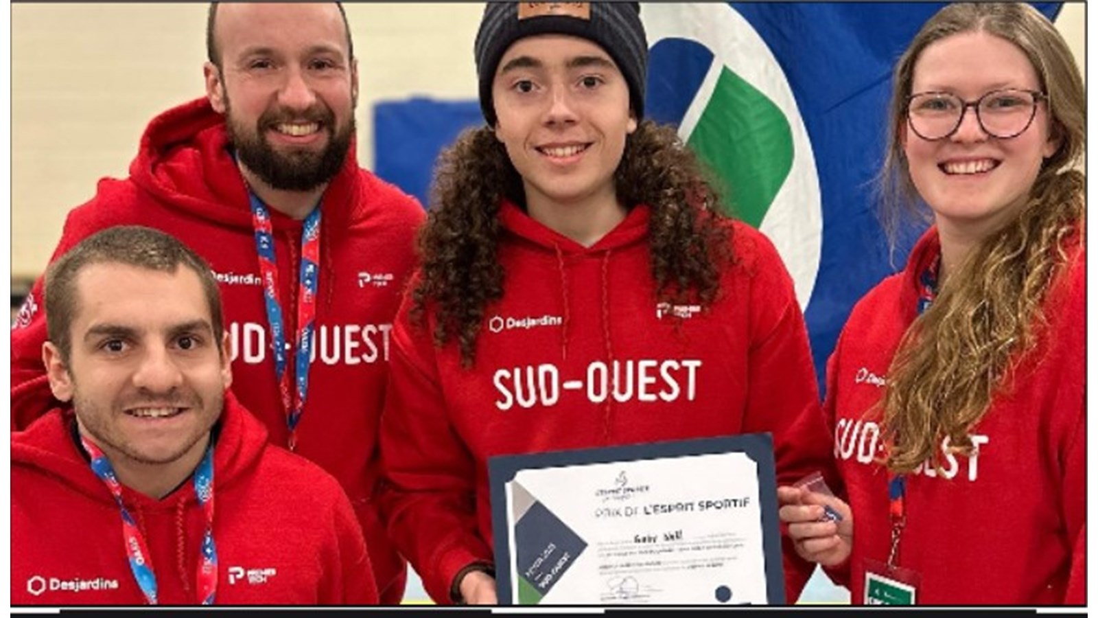 Gaby Noël de Saint-Étienne-de-Beauharnois a vu son esprit sportif être récompensé