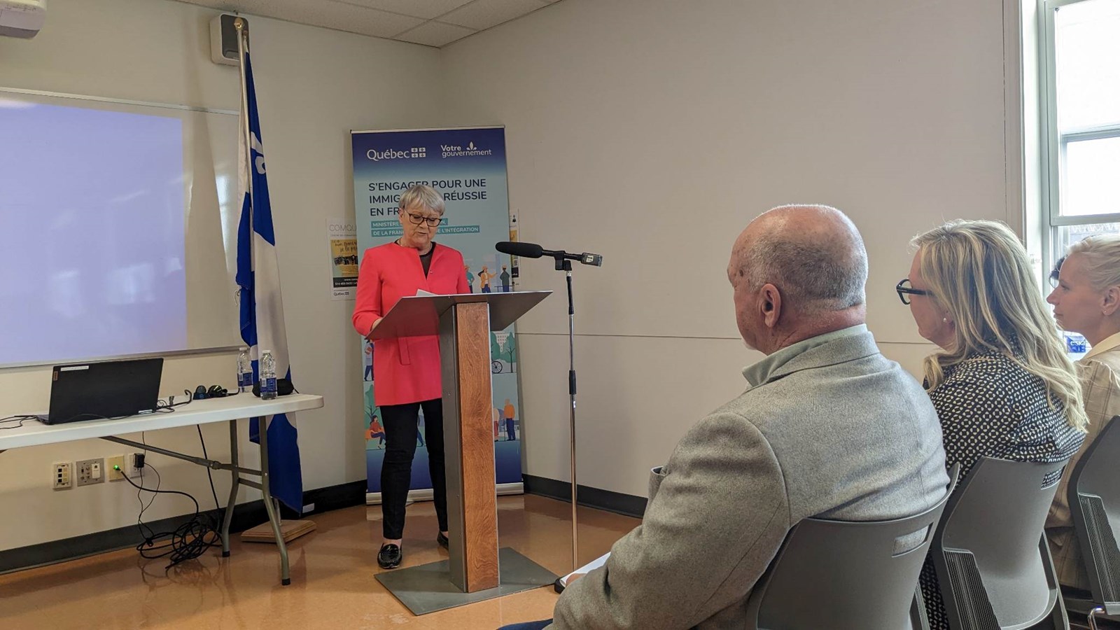 Florence Le Garrec-Sallenave, présidente du conseil d'administration de COMQUAT