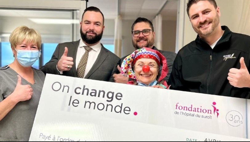 Un don de 5 000$ permet de maintenir ce service à l'année au sein de l'établissement de santé 
