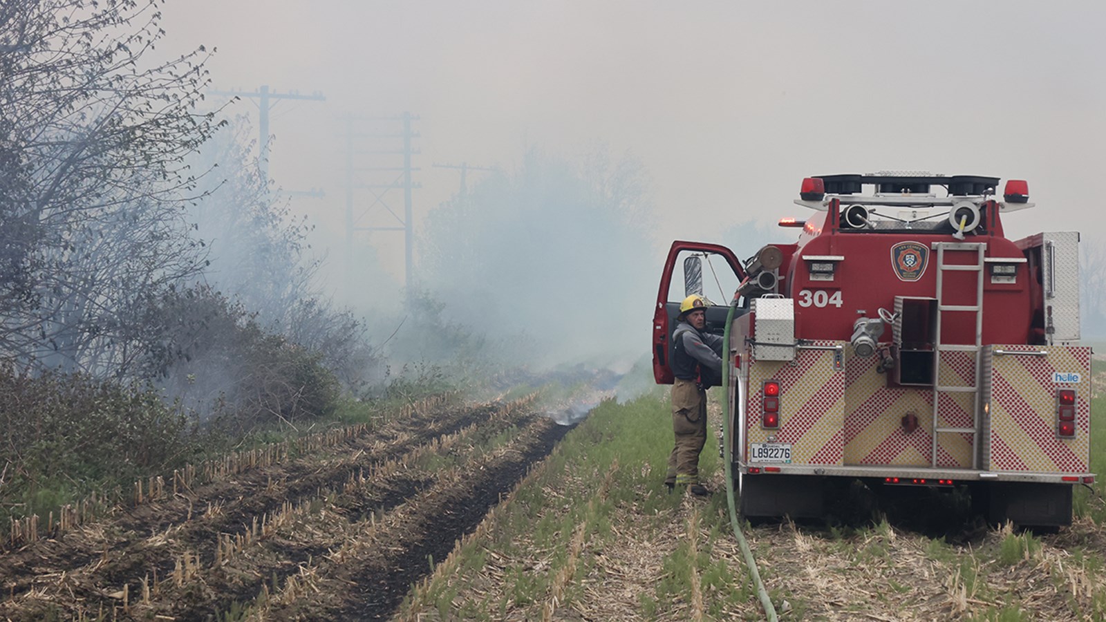 Intervention des pompiers de Salaberry-de-Valleyfield dans la région du Suroît