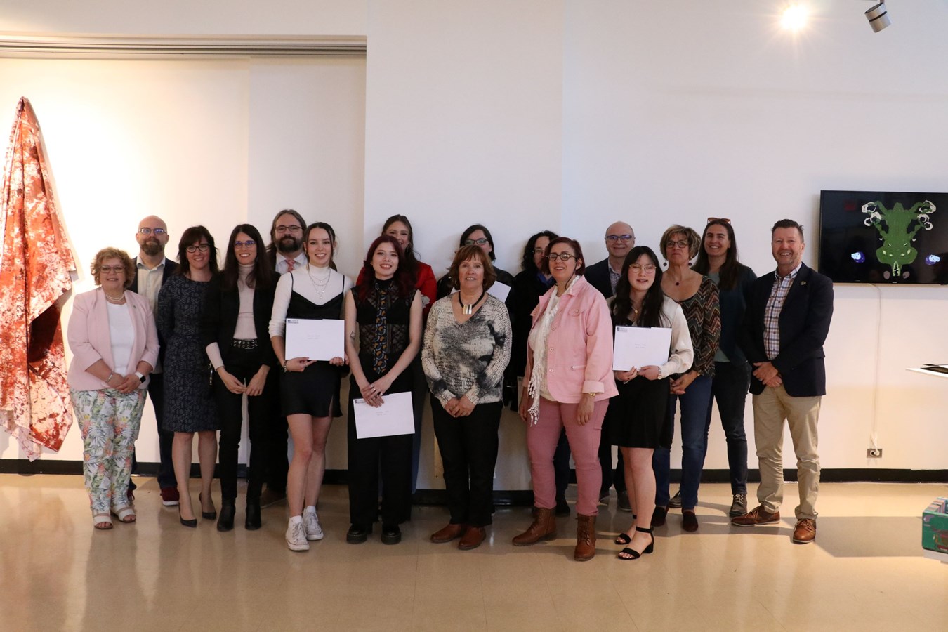 Le programme Arts visuels honore les finissantes et leurs oeuvres