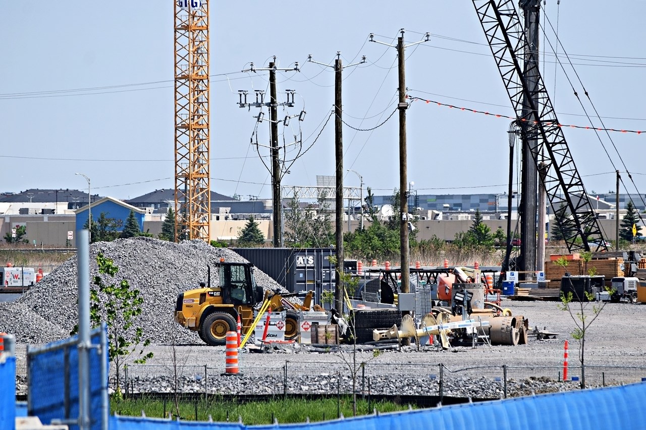 Survol du chantier du futur Hôpital de Vaudreuil-Soulanges