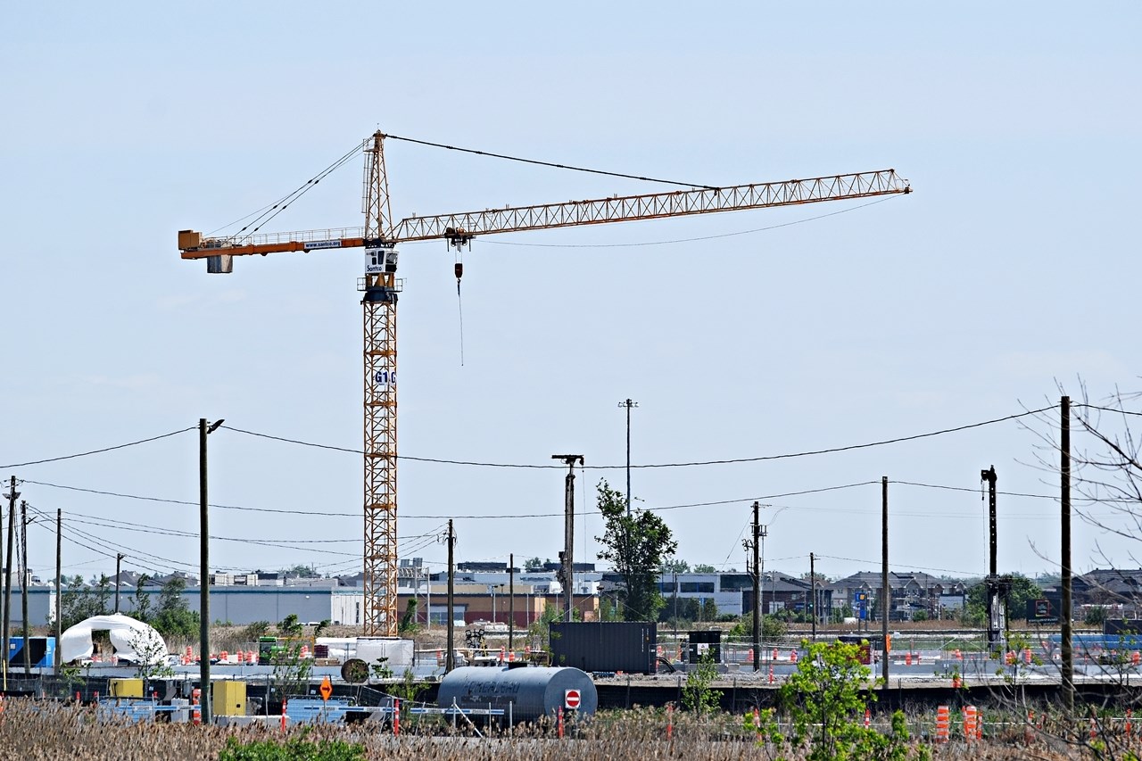 Survol du chantier du futur Hôpital de Vaudreuil-Soulanges
