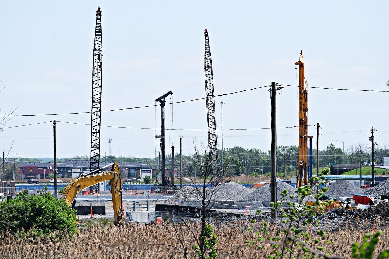 Survol du chantier du futur Hôpital de Vaudreuil-Soulanges