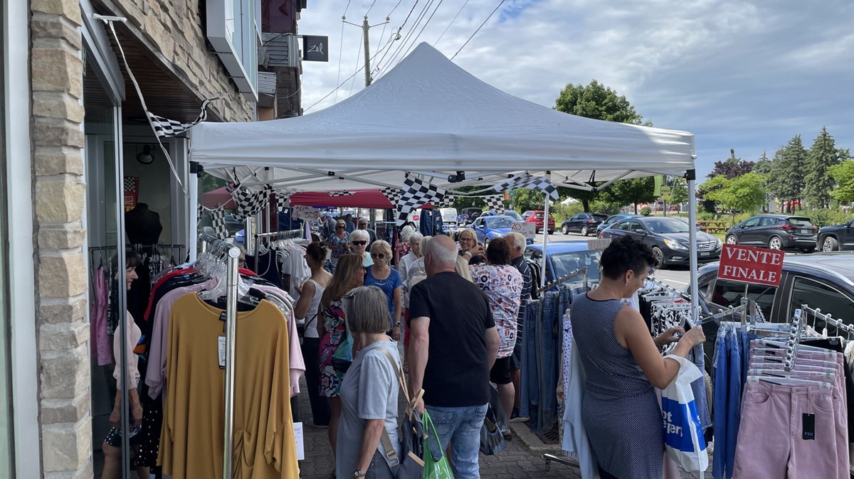 Une seule date pour la Grande vente trottoir du centre-ville