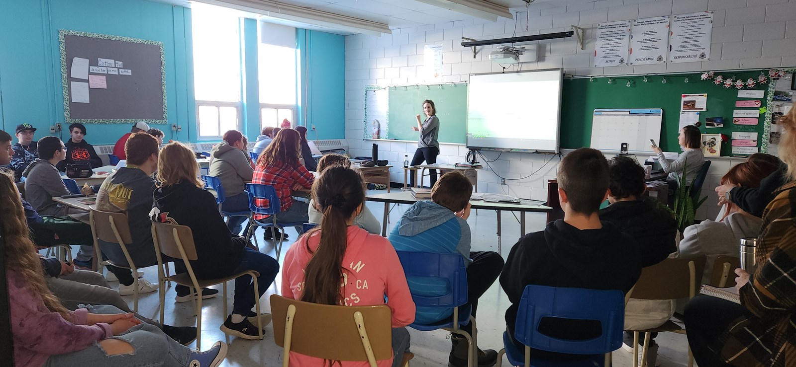 L'école Arthur-Pigeon dévoile sa Rivière 100 déchets