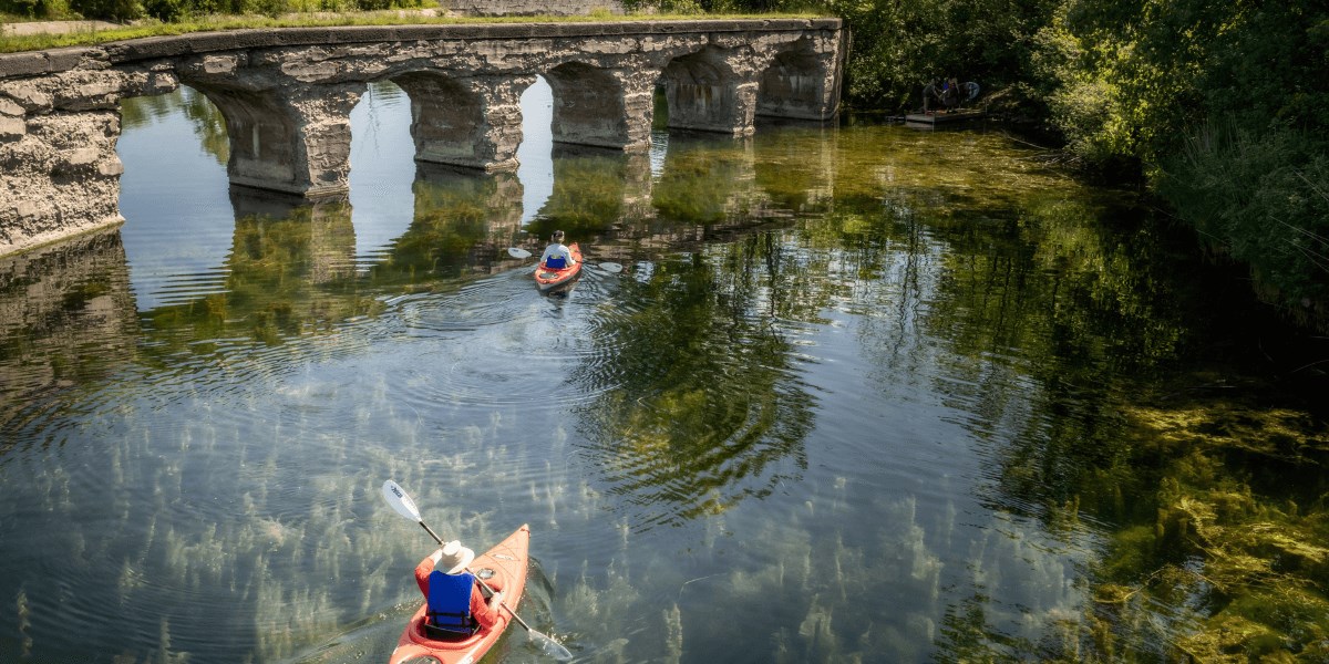 Retour de la descente de kayak dans le canal de Soulanges.