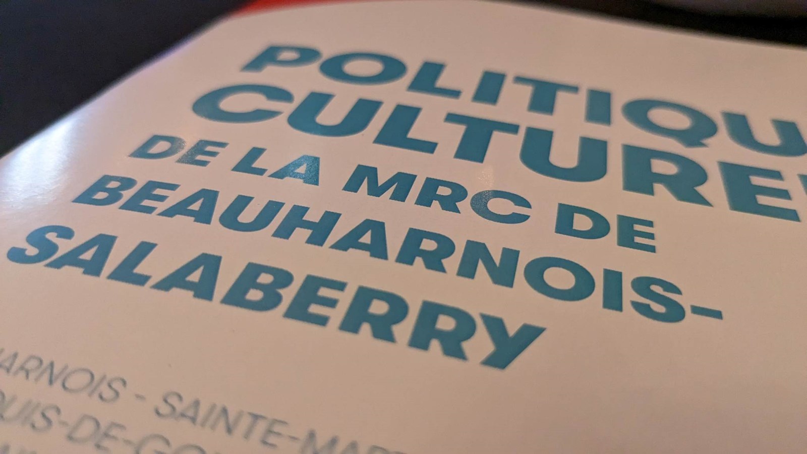 Une nouvelle politique culturelle pour la MRC de Beauharnois-Salaberry