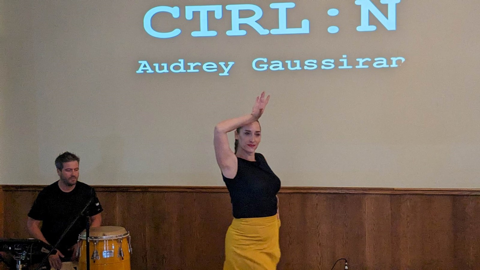 Audrey Gaussiran a rendu un hommage dansé à M. Daoust