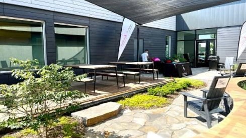 Une aire de détente pour les employés de l'Hôpital du Suroît 