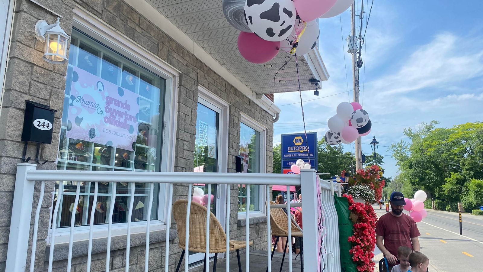 Ouverture officielle de Krema et Co Gelato et Gâteries