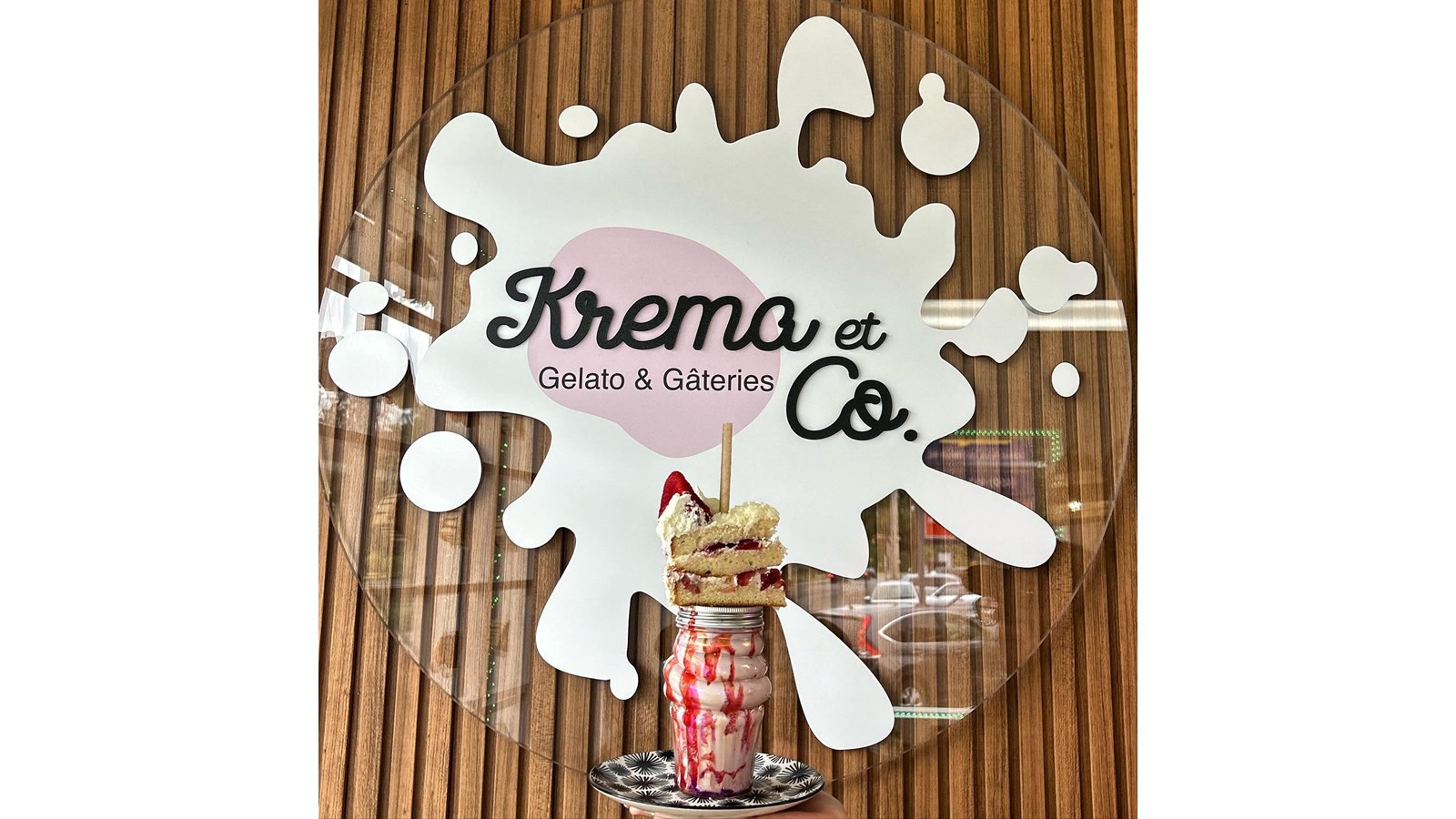 Official opening of Krema et Co Gelato et Gâteries