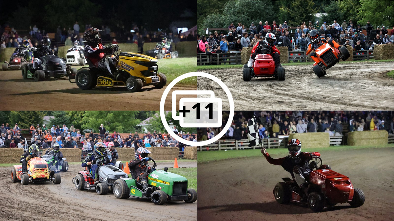 Retour en images sur la course de tracteurs de Sainte-Justine-de-Newton