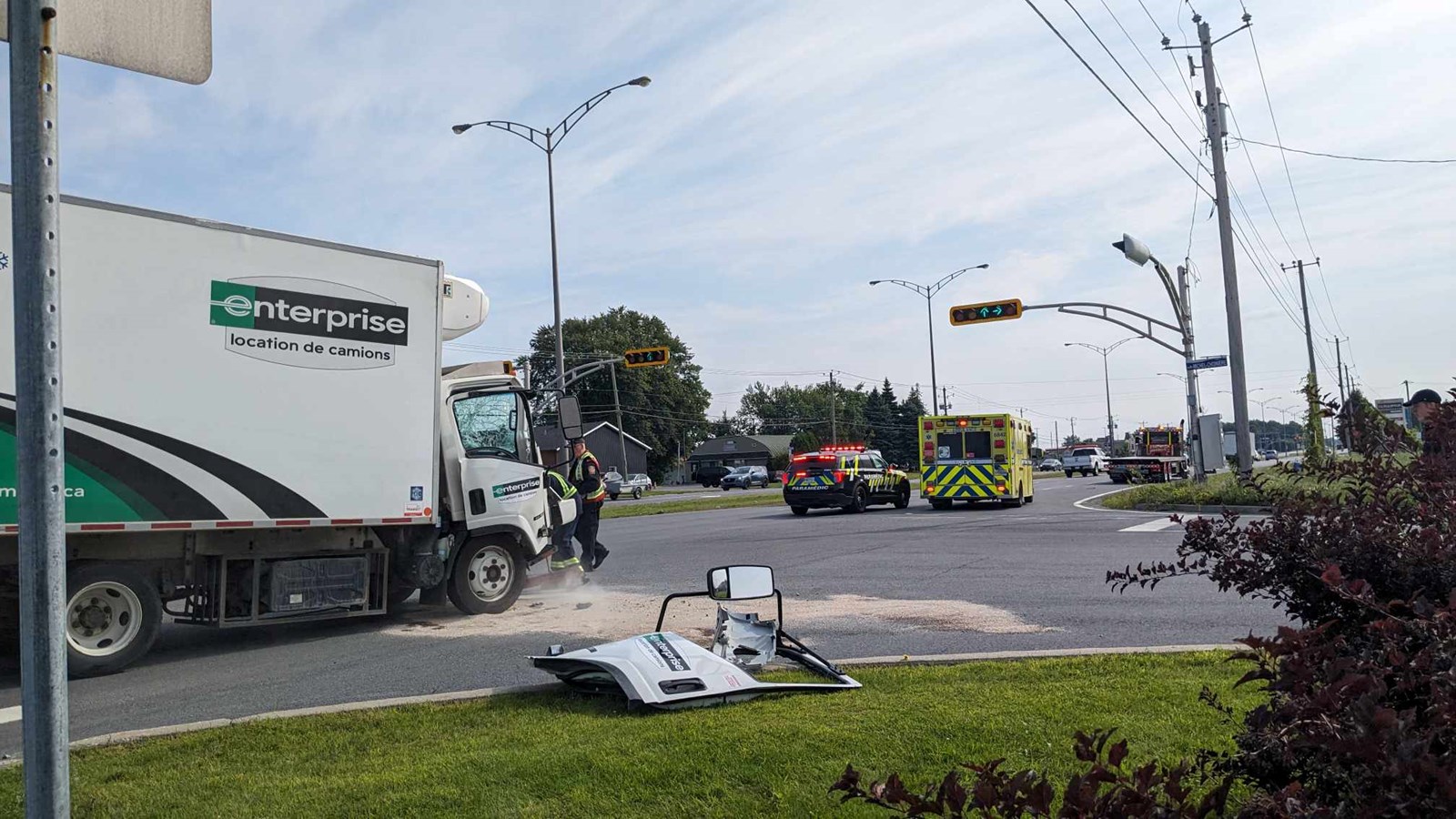 Une collision fait un blessé sur le boulevard Monseigneur-Langlois