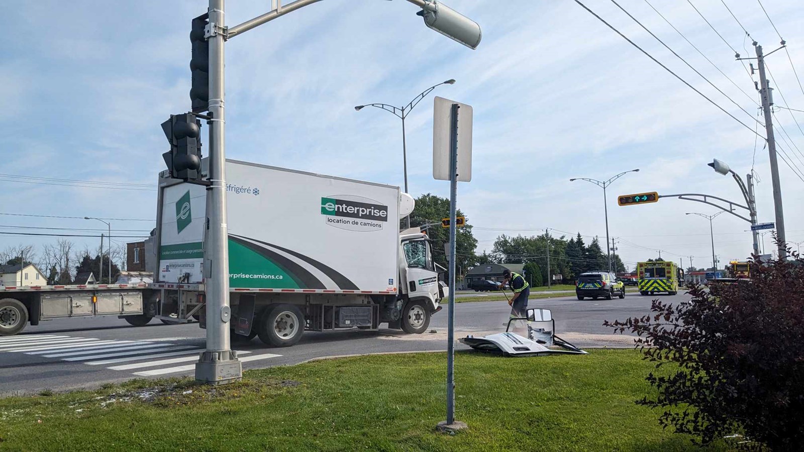 Une collision fait un blessé sur le boulevard Monseigneur-Langlois