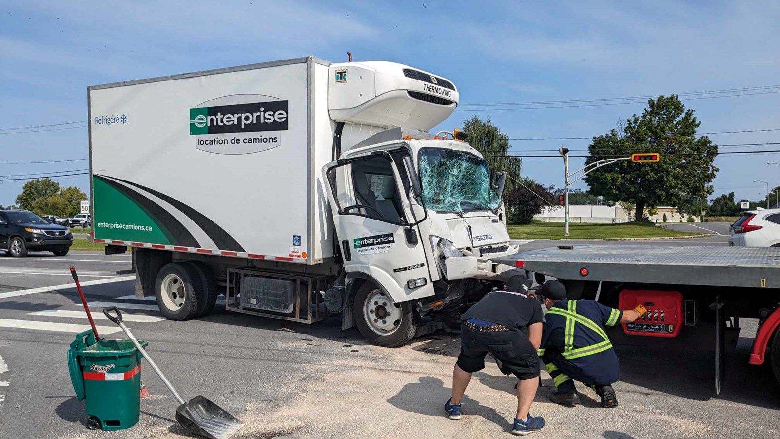 Une collision fait un blessé sur le boulevard Monseigneur-Langlois