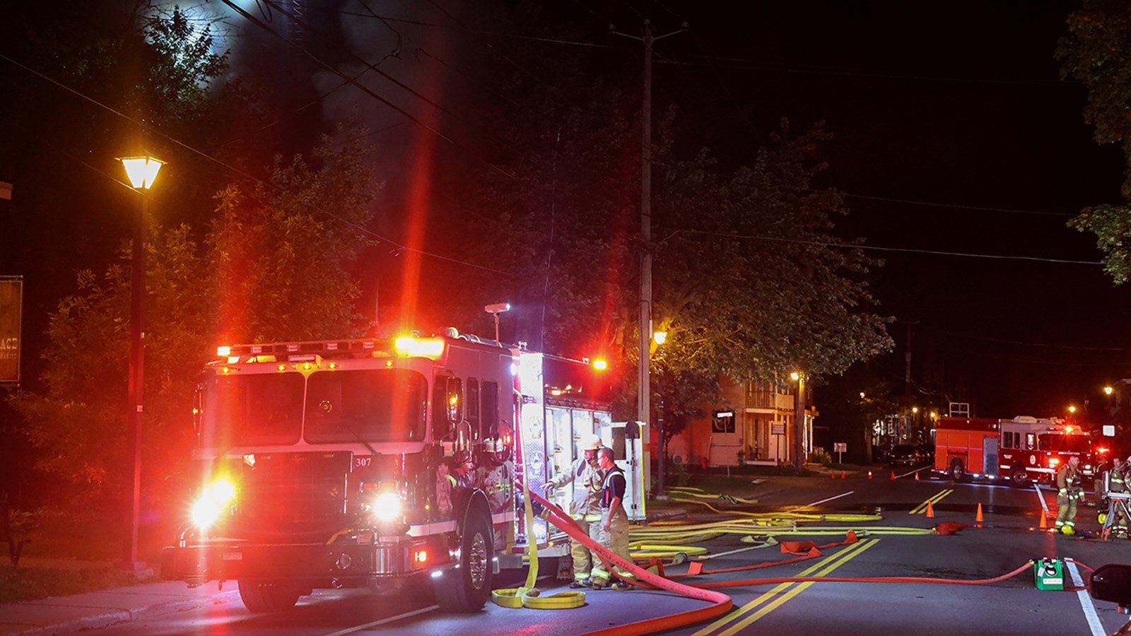 Un incendie criminel ravage une résidence unifamiliale de Rigaud