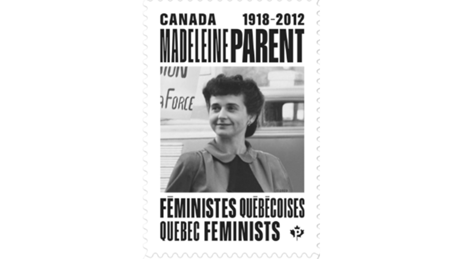 Postes Canada rend hommage à la militante Madeleine Parent 