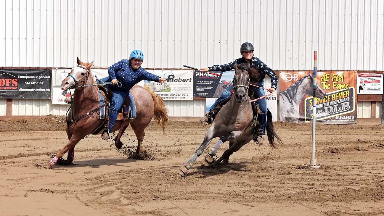 En images: une compétition enlevante au Ranch de Sainte-Justine-de-Newton