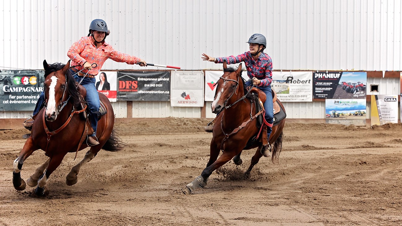 En images: une compétition enlevante au Ranch de Sainte-Justine-de-Newton