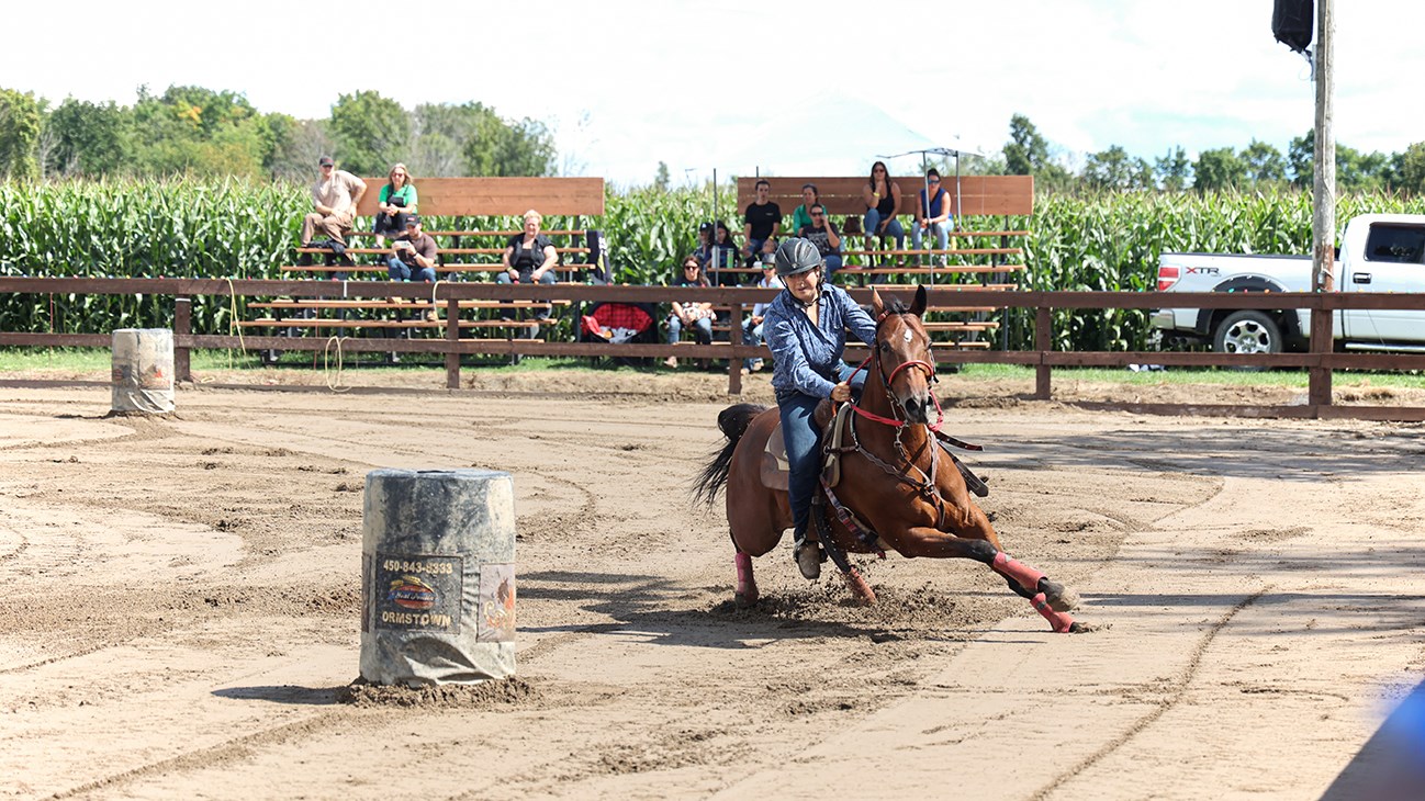 En images: une compétition enlevante au Ranch de Sainte-Justine-de-Newton
