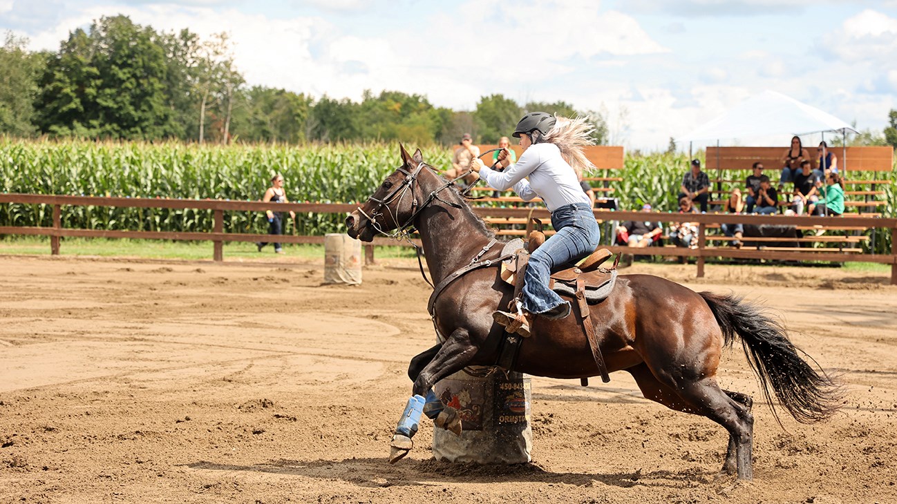 En images: une compétition enlevante au Ranch de Sainte-Justine-de-Newton