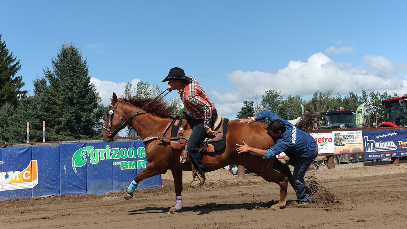 En images: une compétition enlevante au Ranch de Sainte-Justine-de-Newton
