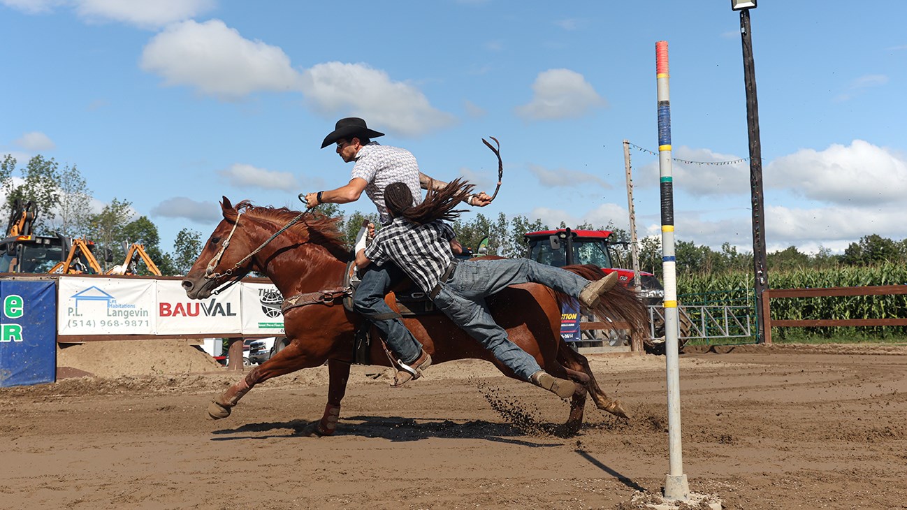 En images: une compétition enlevante au Ranch de Sainte-Justine-de-Newton