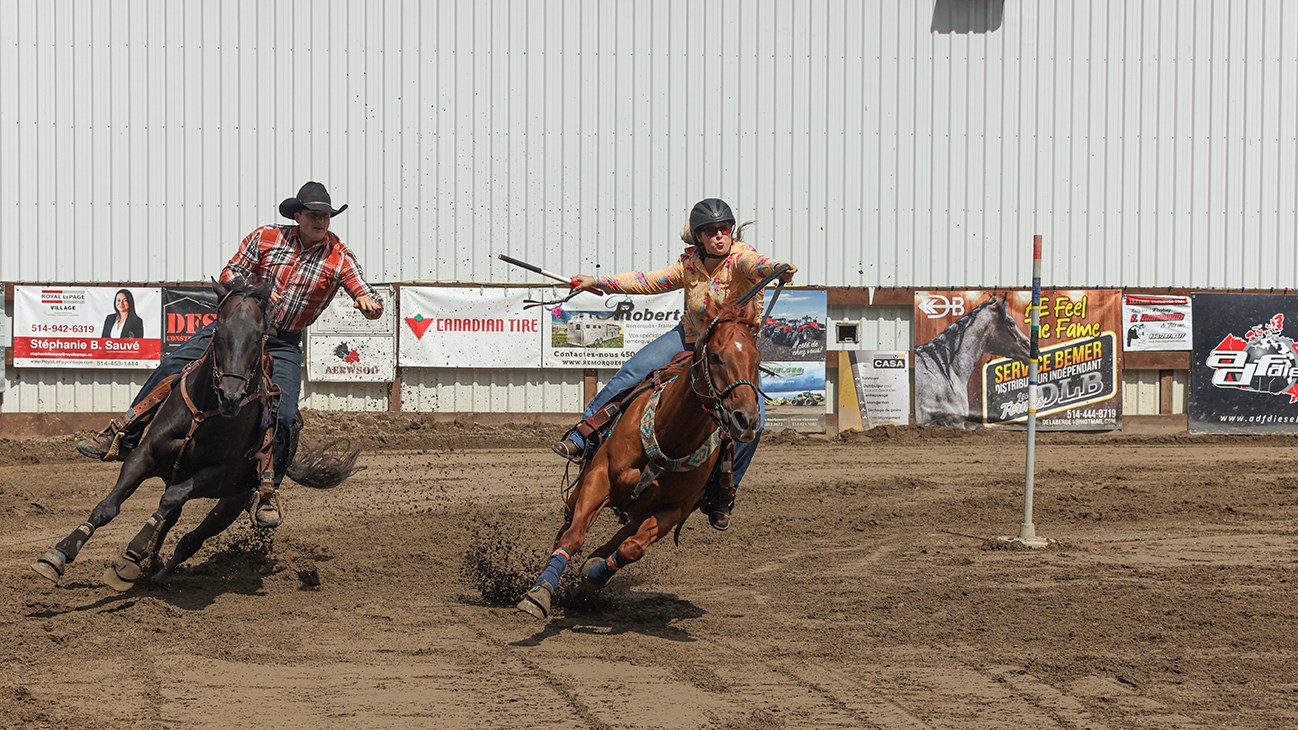 En images: une compétition enlevante au Ranch de Sainte-Justine-de-Newton