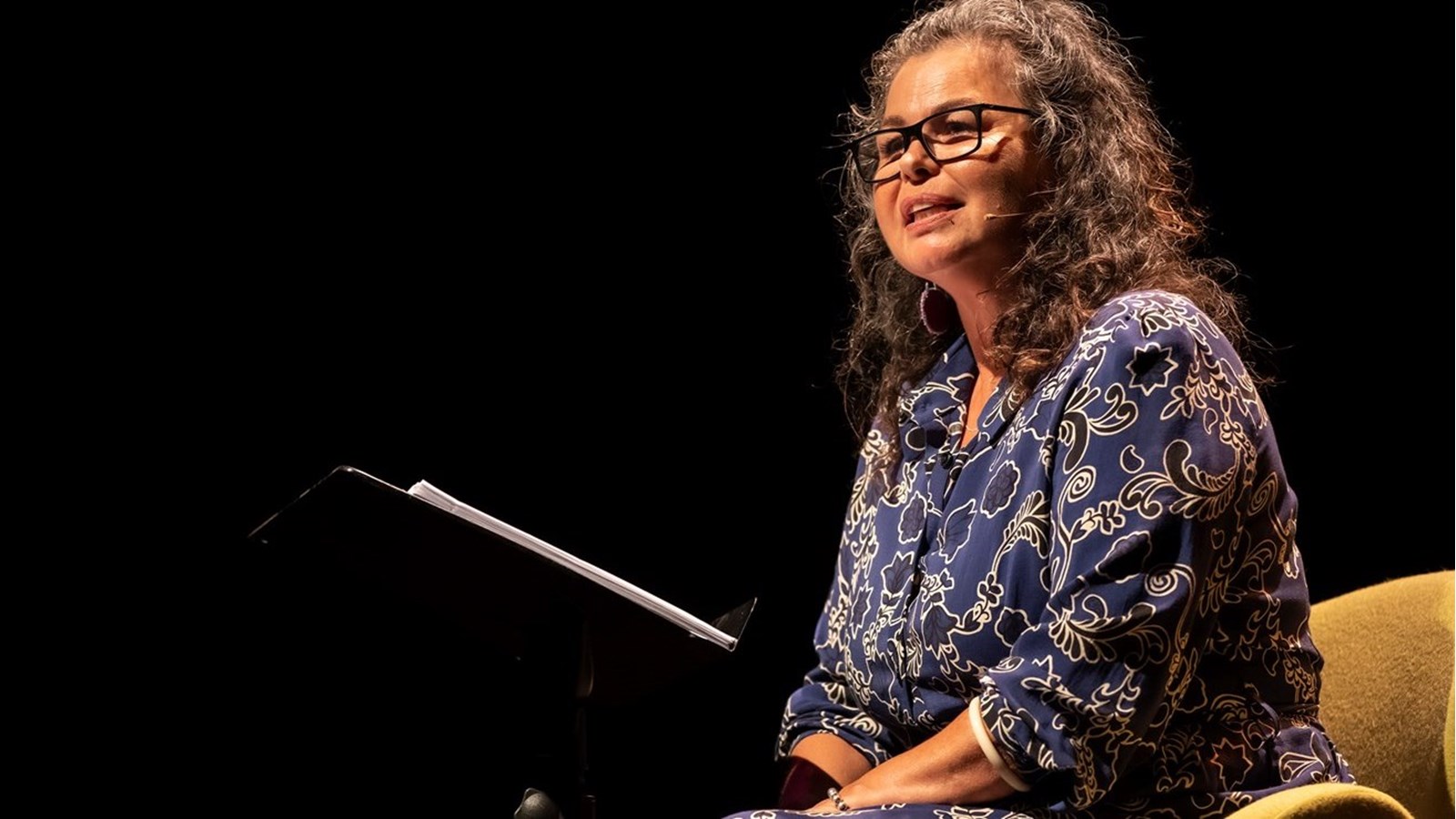 L'oeuvre de Michel Jean, Kukum, présentée sur la scène de la salle Pauline-Julien