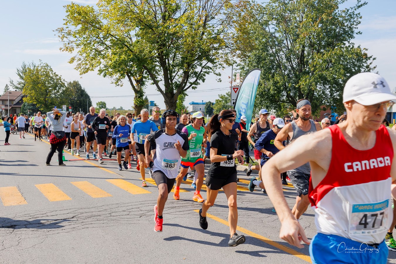 Les coureurs prennent d'assault les rues de Vaudreuil-Dorion