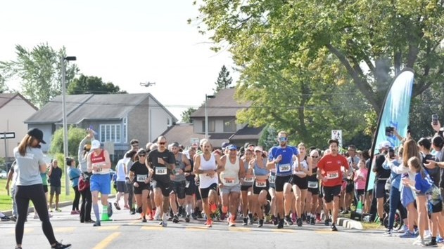 Les coureurs prennent d'assault les rues de Vaudreuil-Dorion