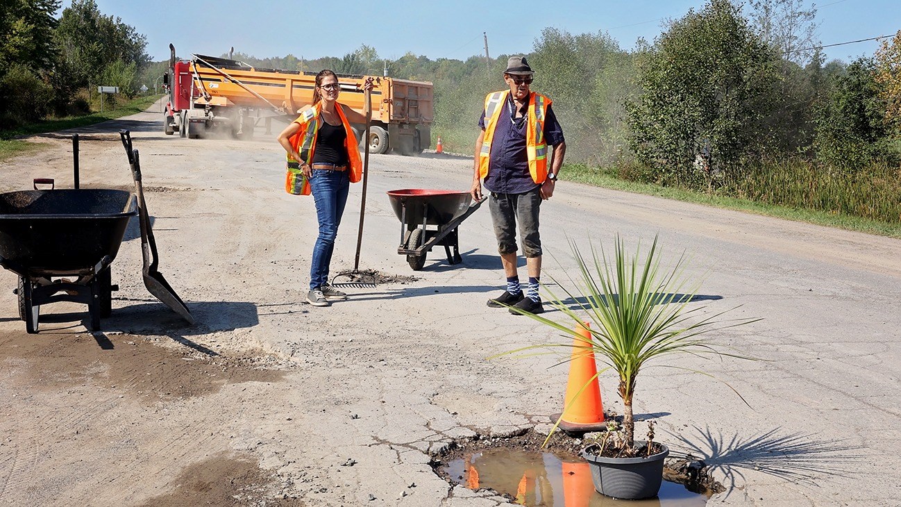 À «boutte», elle embellit la route 342 à Pointe-Fortune
