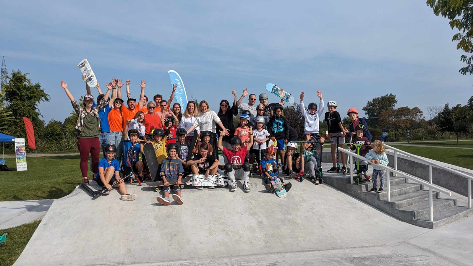 Le skatepark du parc Paul-Stevens est officiellement inauguré 