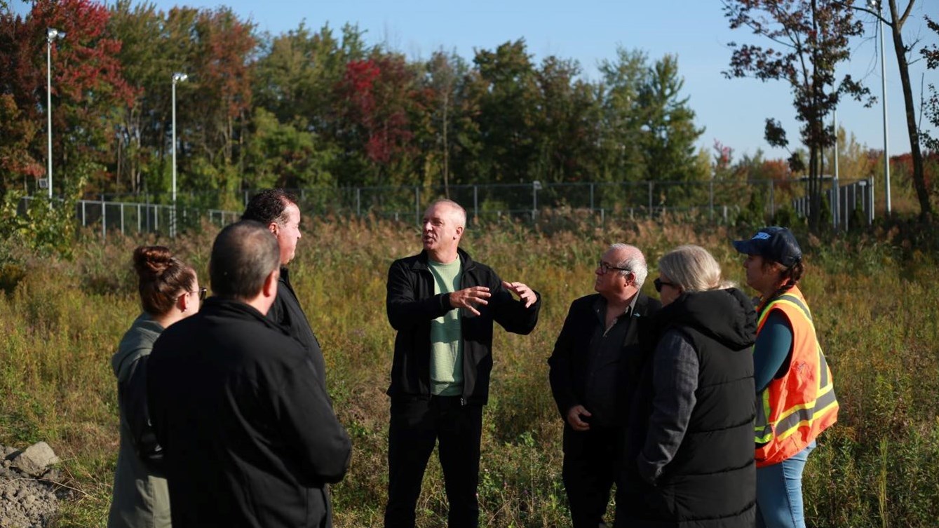 La construction de la pumptrack est amorcée à Saint-Zotique 