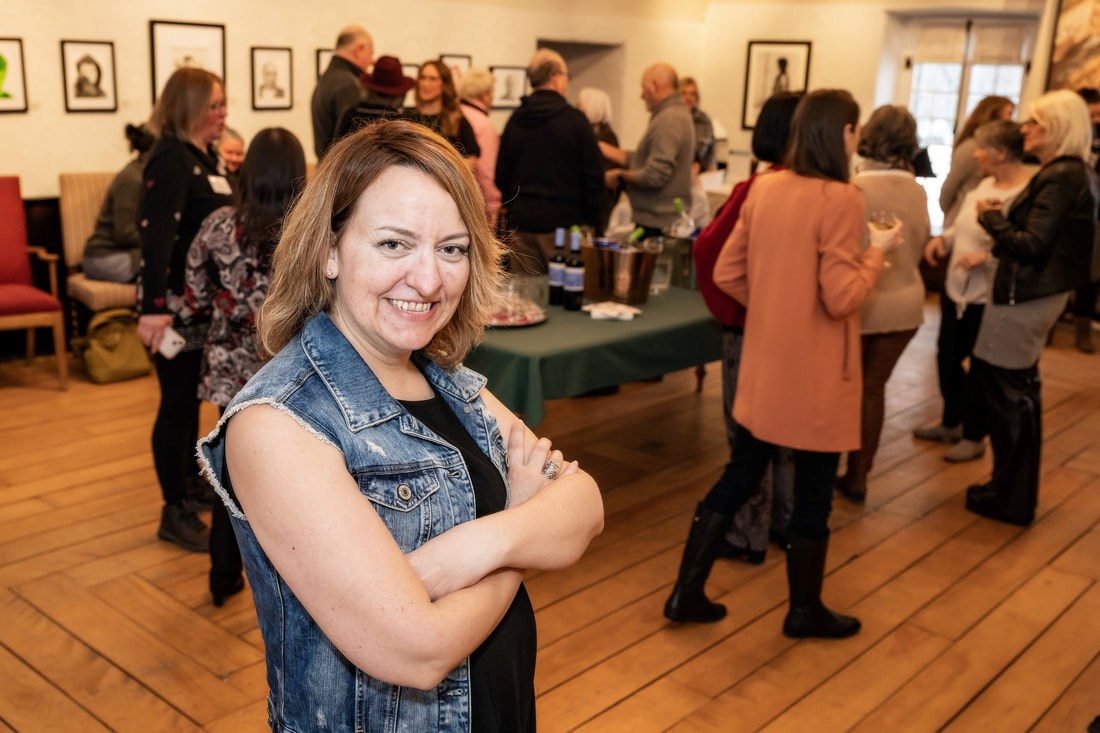 Émilie Parent's opening at Maison Trestler