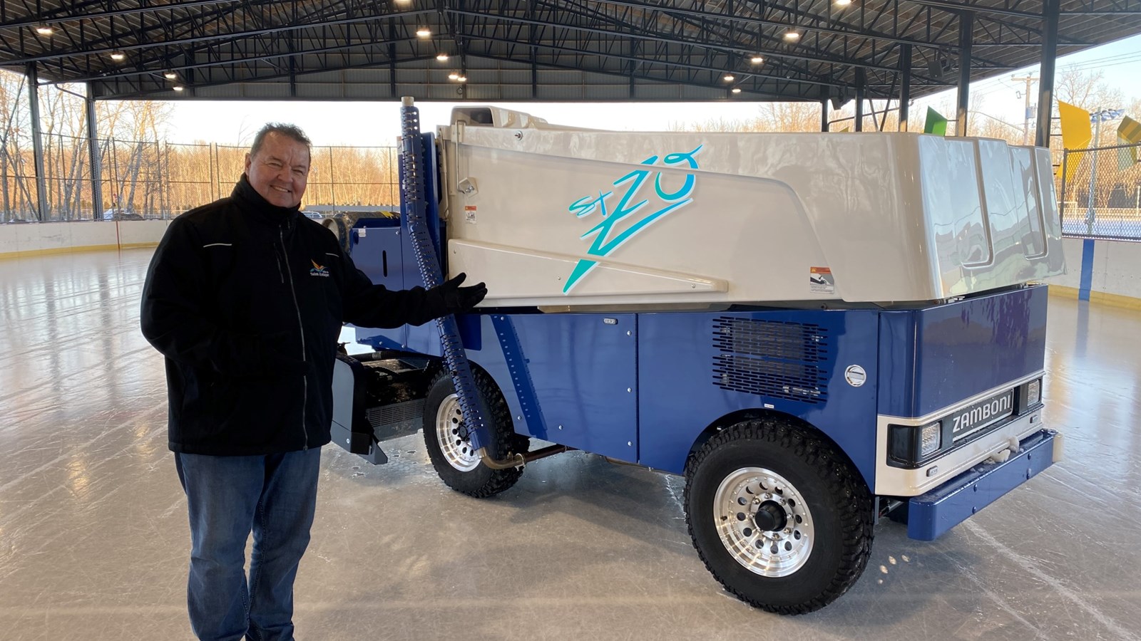 Zamboni et bâtiment technique, deux beaux ajouts au parc Quatre-Saisons