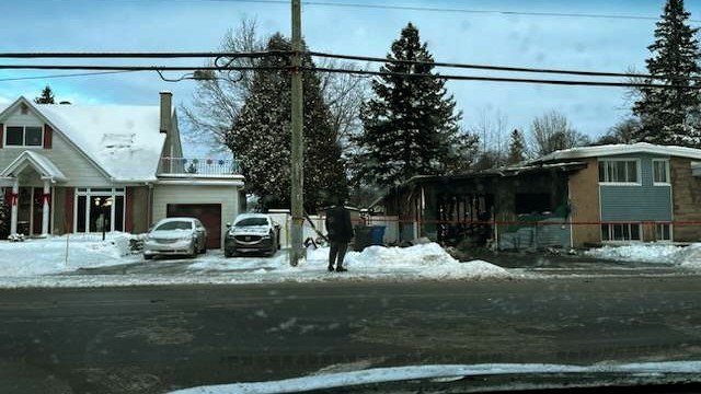 Le Service incendie de Salaberry-de-Valleyfield en assistance à Vaudreuil-Dorion