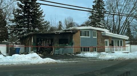 Le Service incendie de Salaberry-de-Valleyfield en assistance à Vaudreuil-Dorion