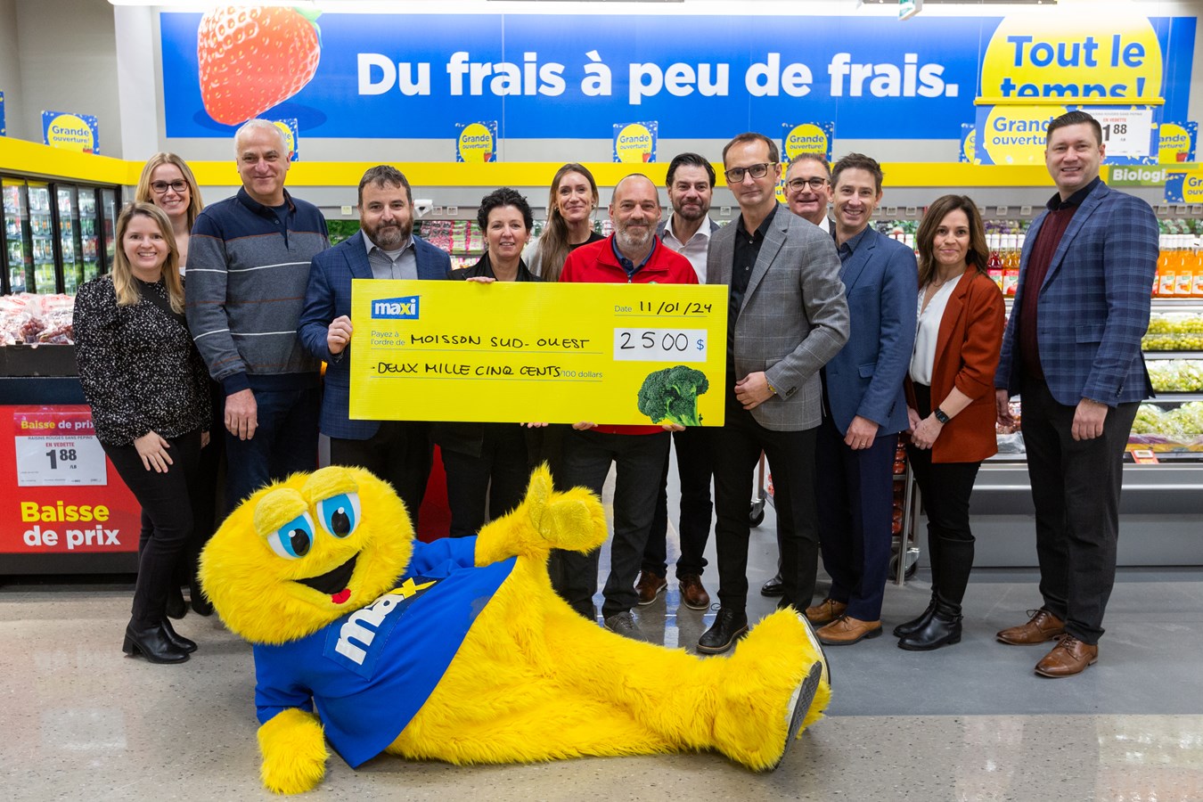 Beauharnois: Maxi ouvre ses portes