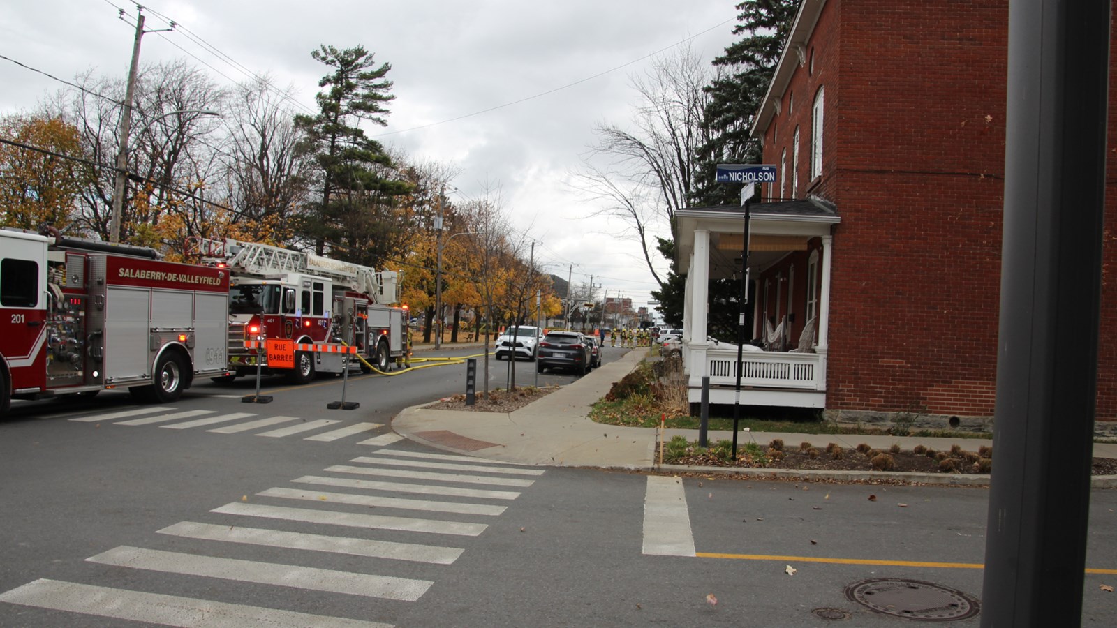 Salaberry-de-Valleyfield: fuite de gaz et panne électrique en cours