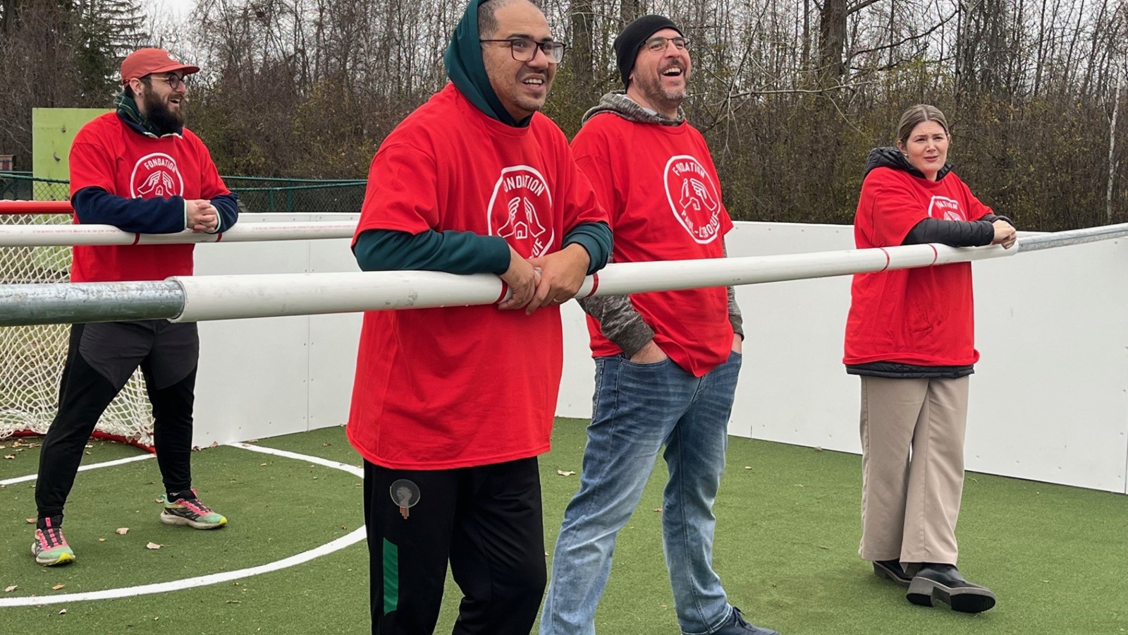 Un babyfoot géant pour le Centre Notre-Dame-de-Fatima