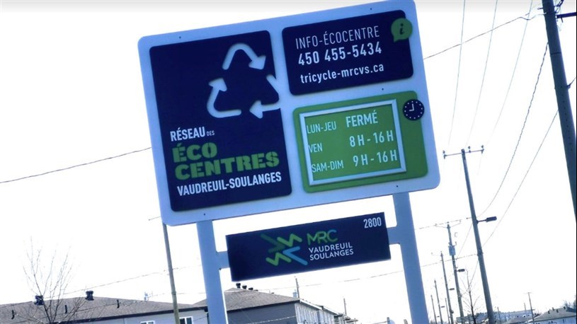 L'horaire d'hiver de retour dans les Écocentres de la région