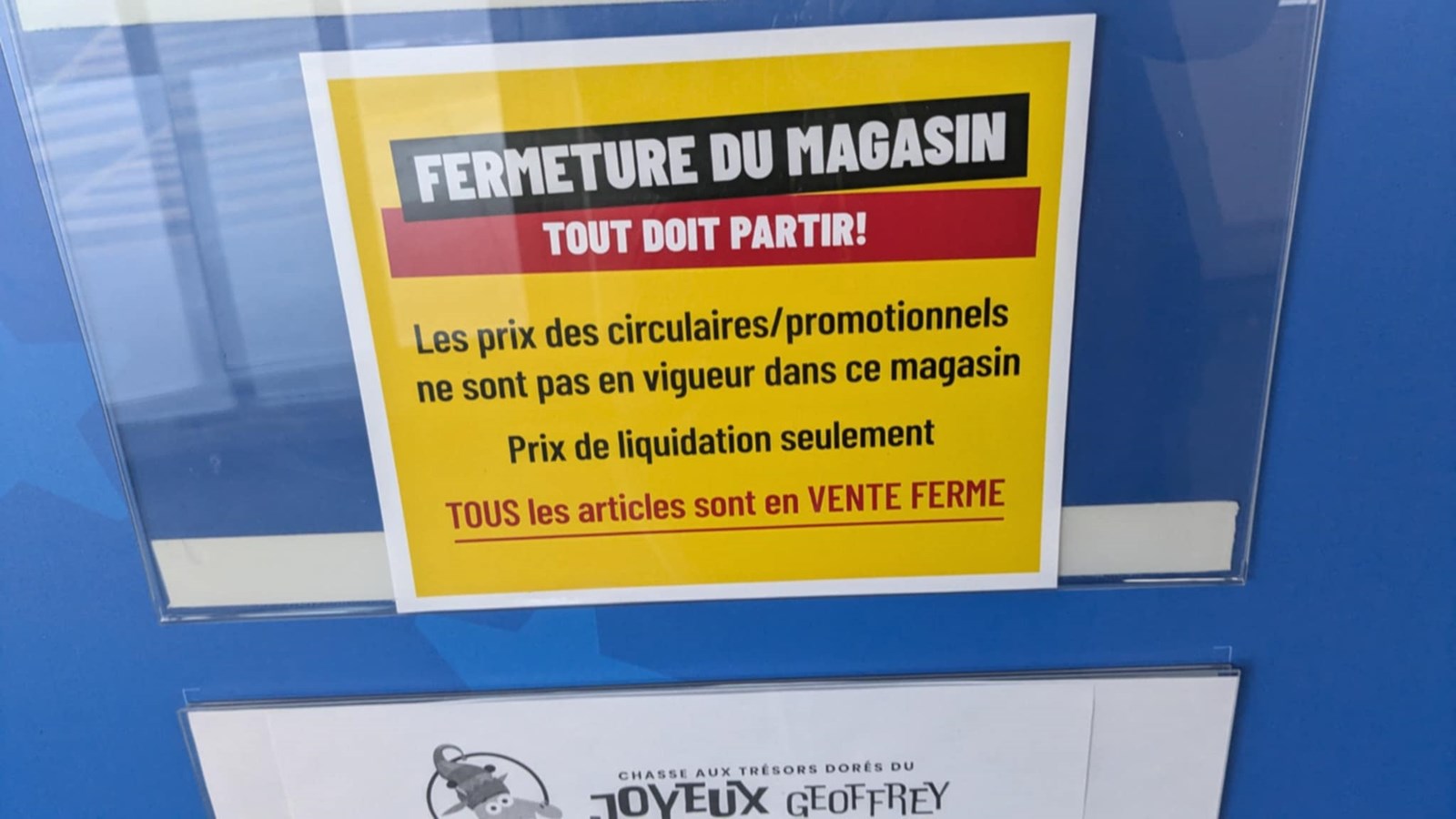 Le Toys"R"Us de Vaudreuil-Dorion ferme ses portes